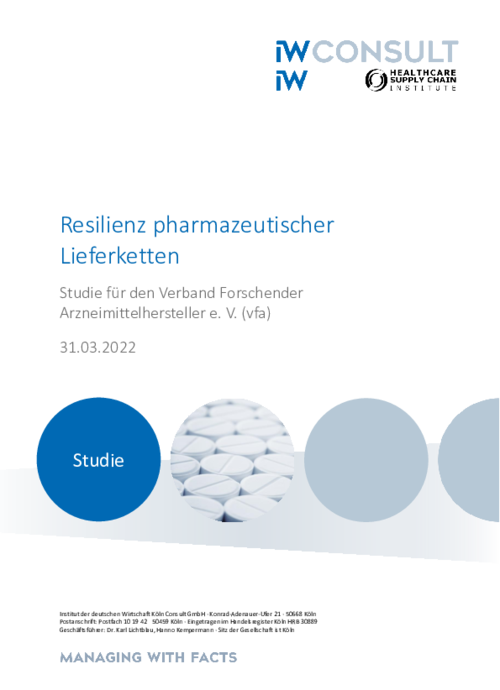 Resilienz pharmazeutischer Lieferketten