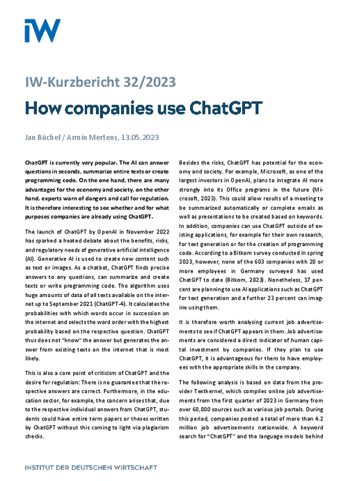 How companies use ChatGPT