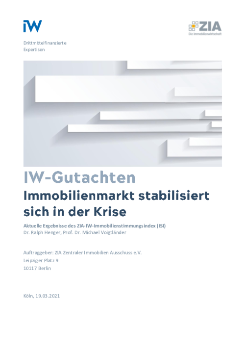 Immobilienmarkt stabilisiert sich in der Krise
