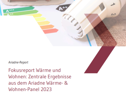 Zentrale Ergebnisse aus dem Ariadne Wärme- & Wohnen-Panel 2023 Zentrale Ergebnisse aus dem Ariadne Wärme- & Wohnen-Panel 2023