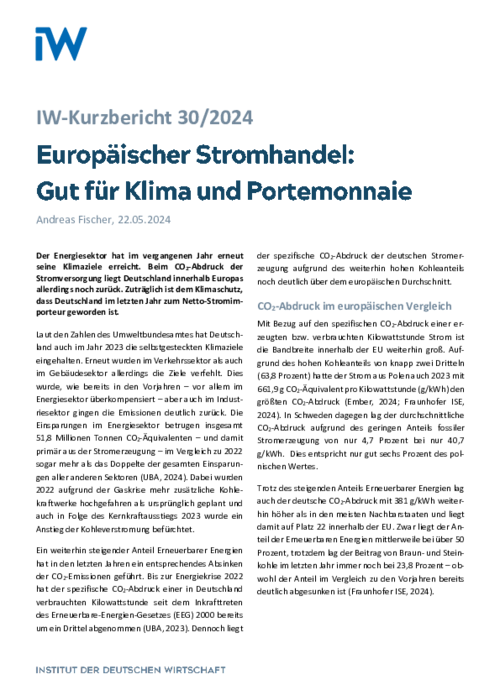 Gut für Klima und Portemonnaie