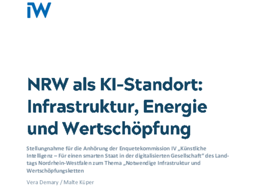 NRW als KI-Standort: Infrastruktur, Energie und Wertschöpfung