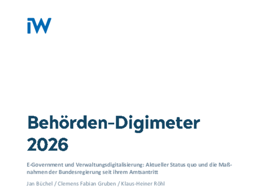 E-Government und Verwaltungsdigitalisierung: Aktueller Status quo und die Maßnahmen der Bundesregierung seit ihrem Amtsantritt