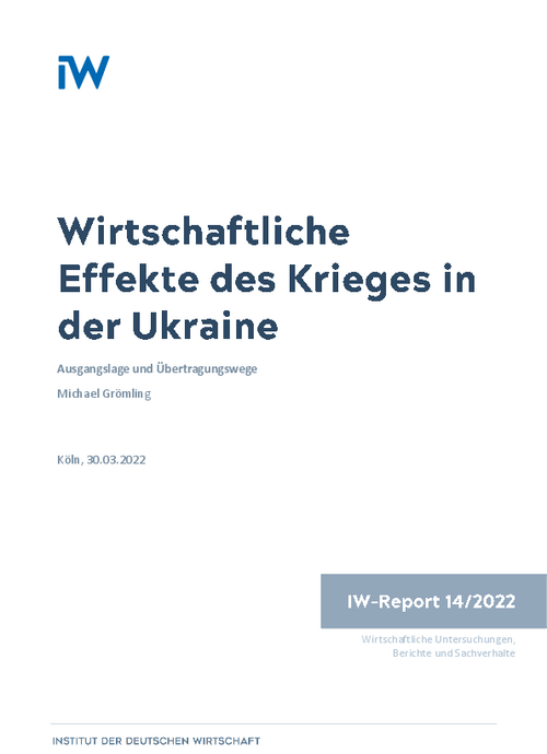 Wirtschaftliche Effekte des Krieges in der Ukraine