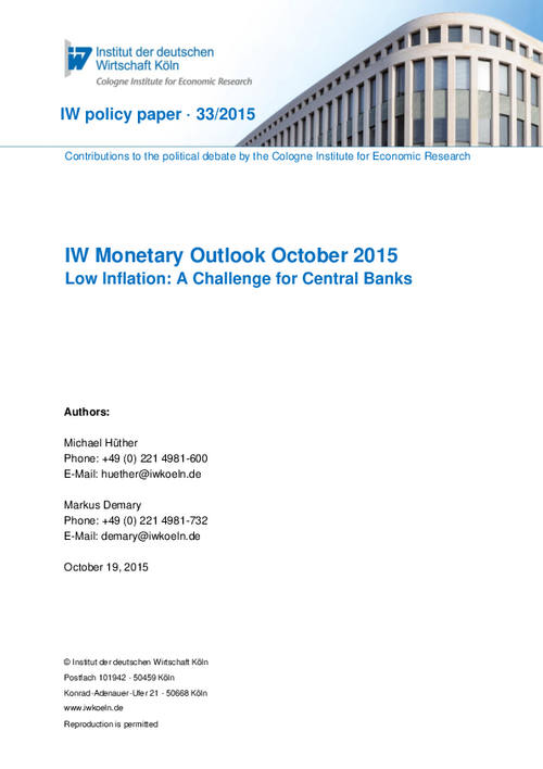 IW Monetary Outlook October 2015