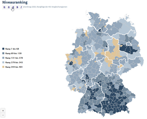 Welche Regionen in Deutschland prosperieren