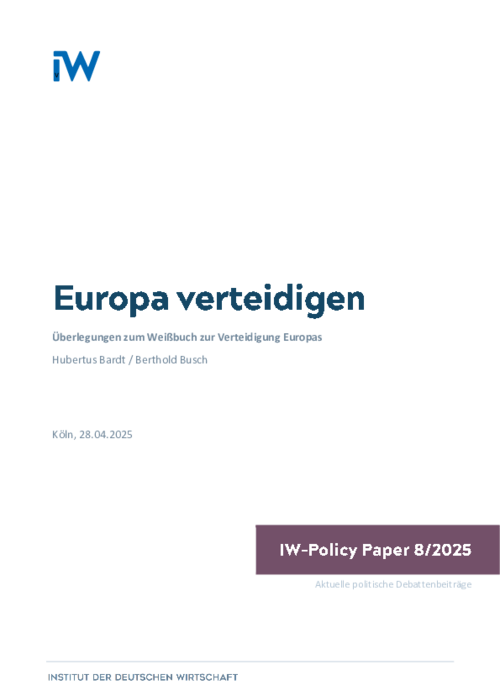 Überlegungen zum Weißbuch zur Verteidigung Europas