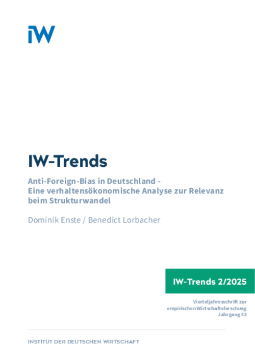 A Behavioural Economic Analysis of ist Relevance in Structural Change