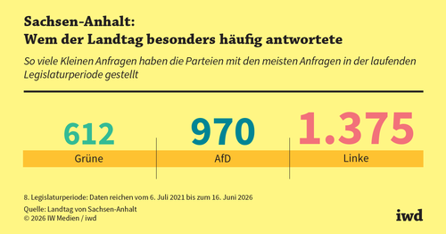 So nutzt die AfD in Sachsen-Anhalt das Instrument der Kleinen Anfragen