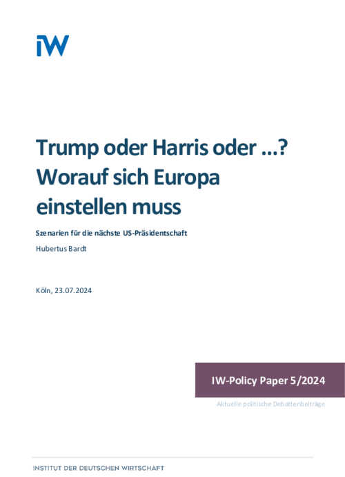 Trump or Harris or ...? What Europe must prepare for