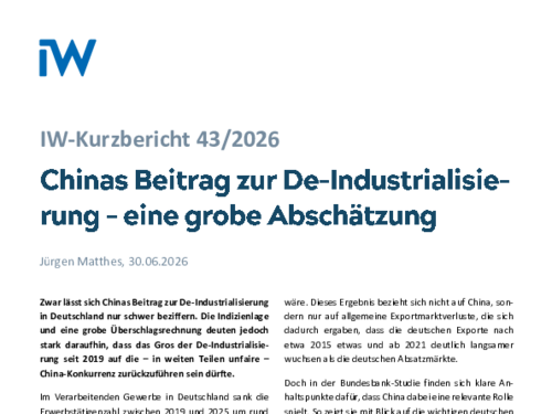 IW-Kurzbericht 43/2026