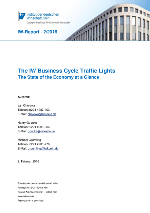 The IW Business Cycle Traffic Lights