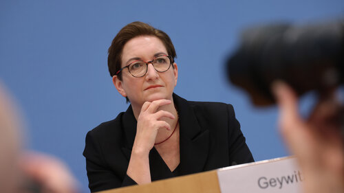 Construction and Urban Development Minister Klara Geywitz