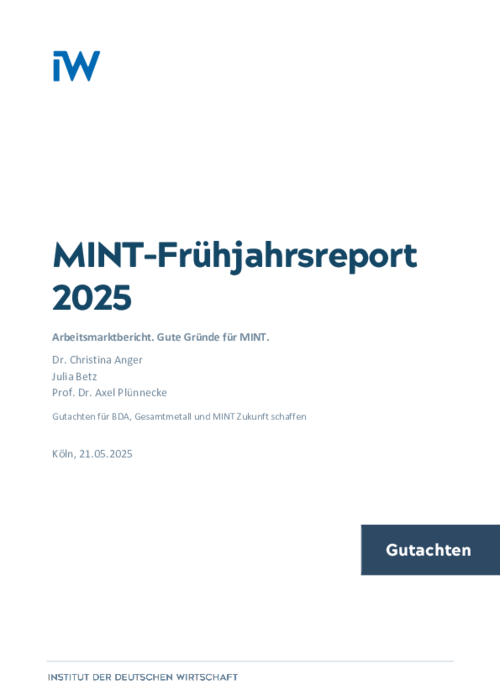 Arbeitsmarktbericht – Gute Gründe für MINT