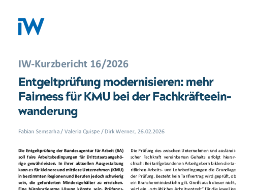 Mehr Fairness für KMU bei der Fachkräfteeinwanderung