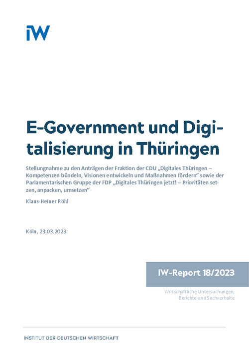 E-Government und Digitalisierung in Thüringen