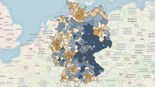 Wie lange man in Deutschlands Regionen für die Grunderwerbsteuer sparen muss