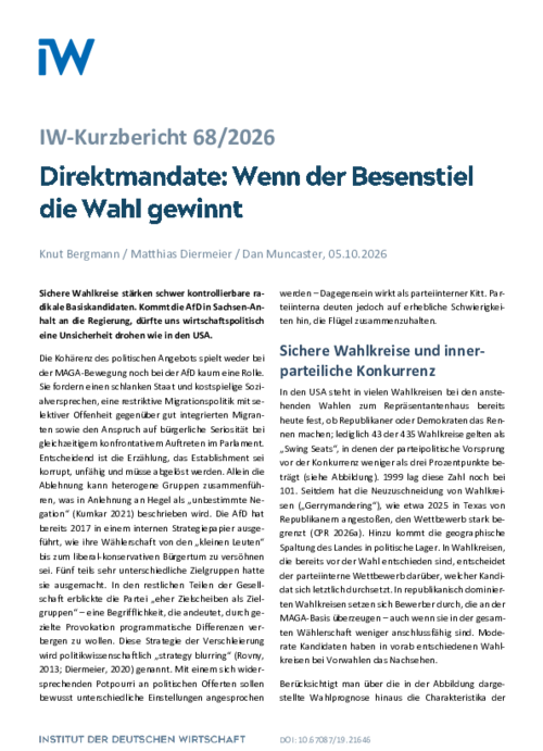 Direktmandate: Wenn der Besenstiel die Wahl gewinnt