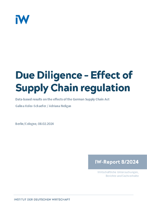Data-based results on the effects of the German Supply Chain Act
