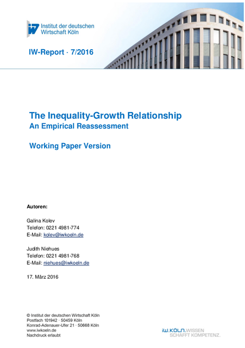 The Inequality-Growth Relationship