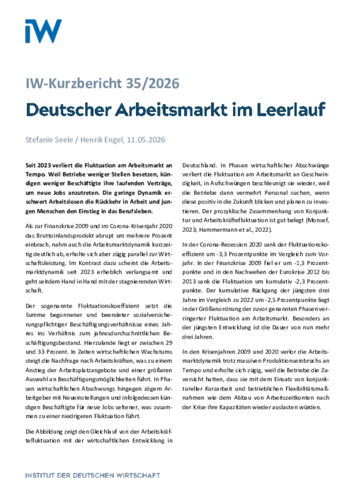 IW-Kurzbericht 35/2026