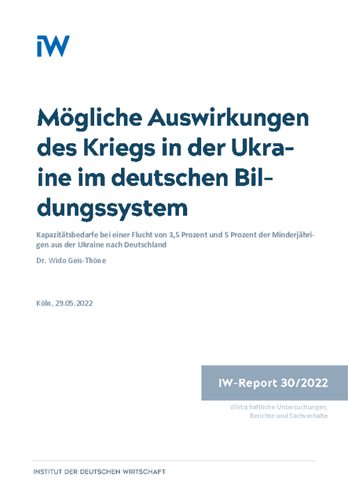 Possible effects of the war in Ukraine in the German education system