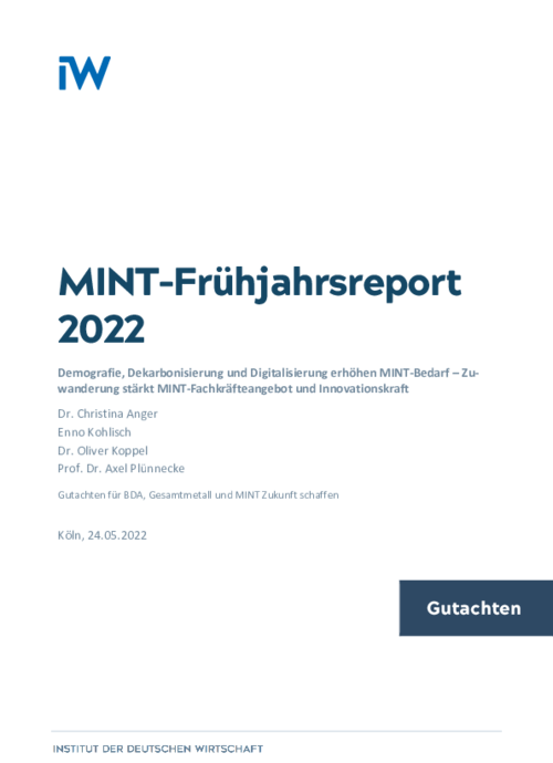 Deutschland fehlen 320.600 MINT-Arbeitskräfte