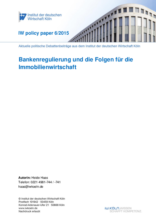 Bankenregulierung und die Folgen für die Immobilienwirtschaft