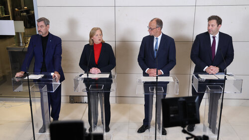 Government Coalition Commission Meets In Berlin