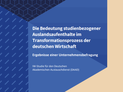 Die Bedeutung studienbezogener Auslandsaufenthalte im Transformationsprozess der deutschen Wirtschaft
