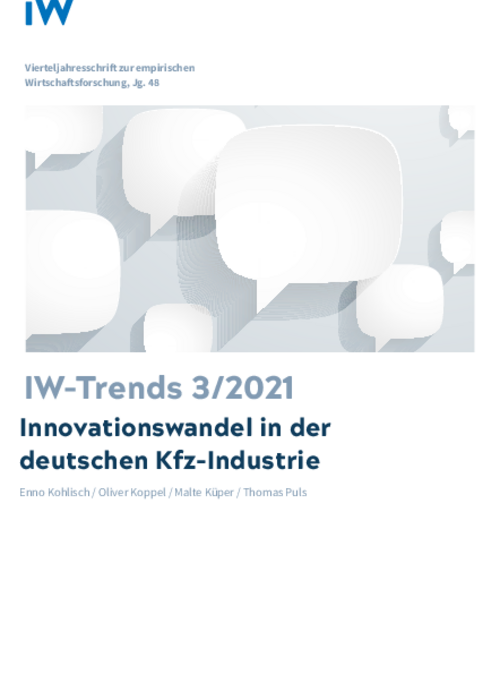 Change in Innovation in the German Motor Vehicle Industry
