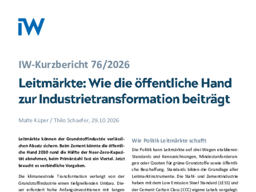 IW-Kurzbericht 76/2026 IW-Kurzbericht 76/2026