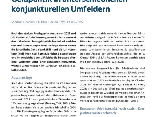 Geldpolitik in unterschiedlichen konjunkturellen Umfeldern