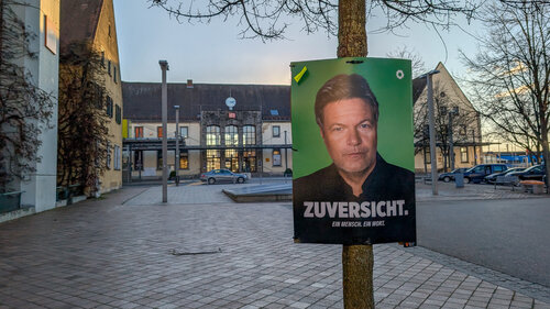 Election Campaign Poster For Alliance 90/The Greens In Bavaria