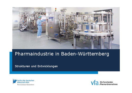 Die Pharmaindustrie in Baden-Württemberg, Berlin, Hessen, NRW und Rheinland-Pfalz