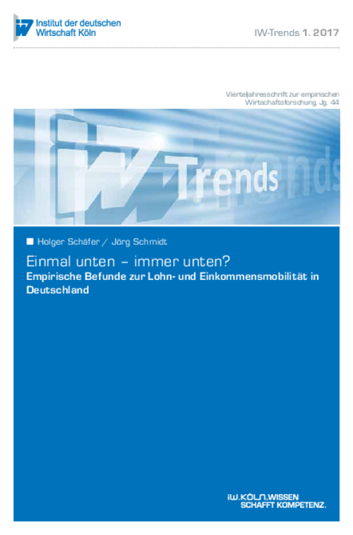 Empirische Befunde zur Lohn- und Einkommensmobilität in Deutschland