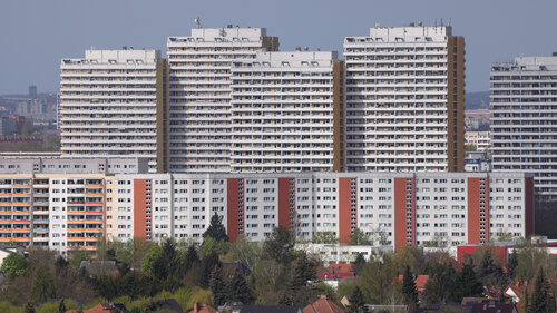 Plattenbaureihen in Berlin-Marzahn