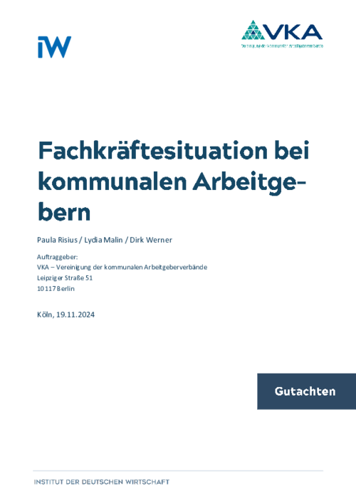 Fachkräftesituation bei kommunalen Arbeitgebern