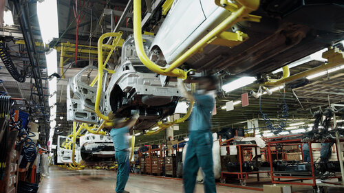 Car factory production line