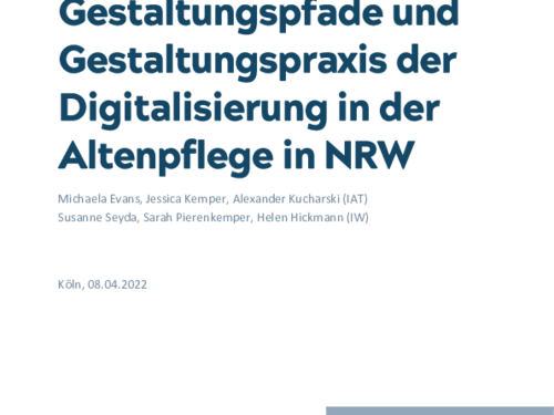 Design paths and design practices of digitalisation in elderly care in NRW