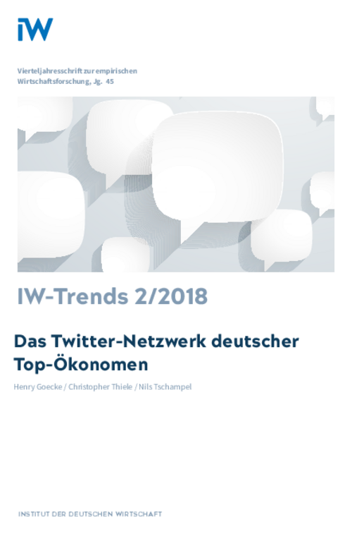 Das Twitter-Netzwerk deutscher Top-Ökonomen
