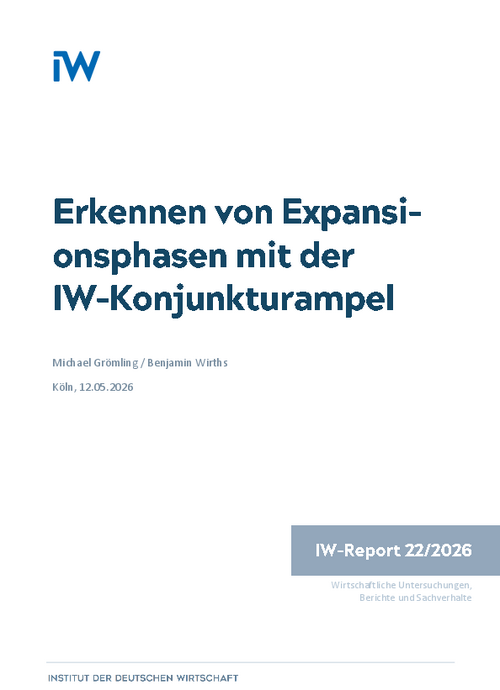 Erkennen von Expansionsphasen mit der IW-Konjunkturampel