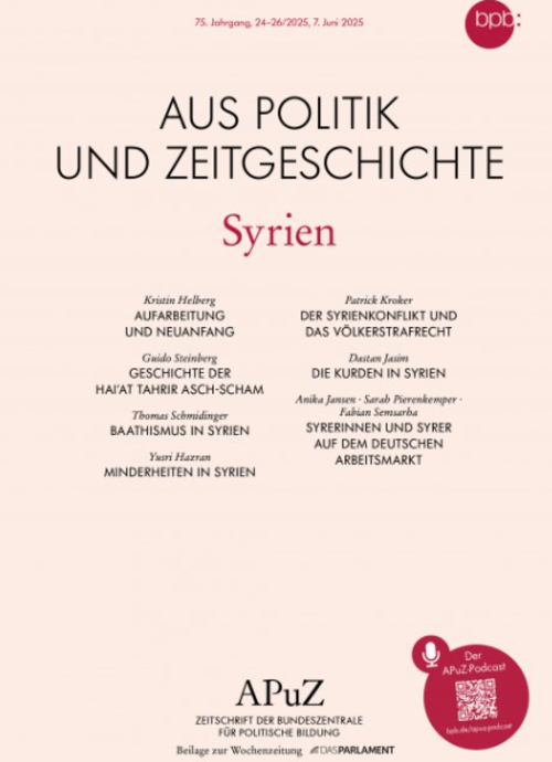 Syrerinnen und Syrer auf dem deutschen Arbeitsmarkt