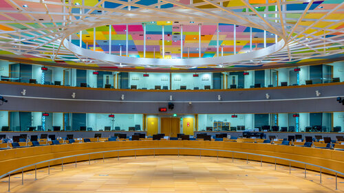 Institution Buildings In Brussels, The European Union Capital