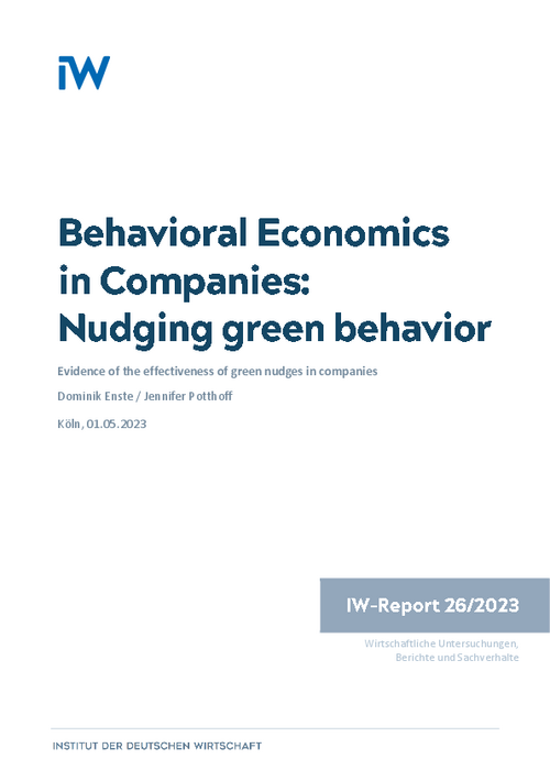 Nudging green behavior