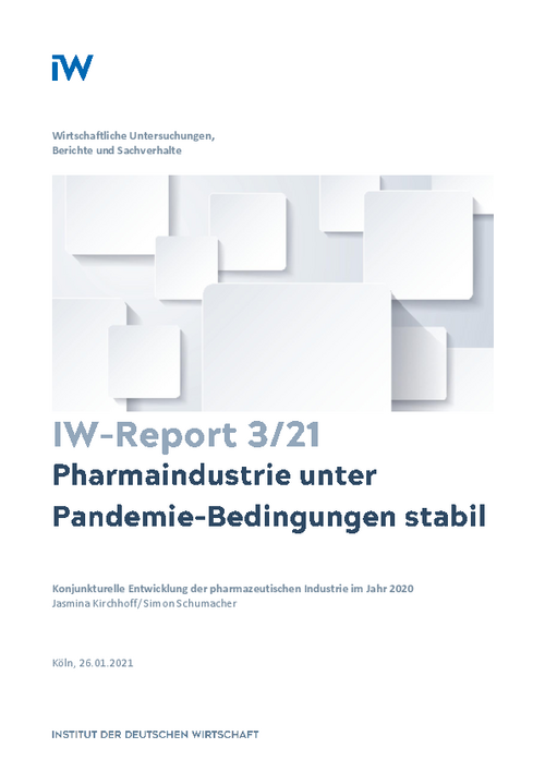 Konjunkturelle Entwicklung der pharmazeutischen Industrie im Jahr 2020