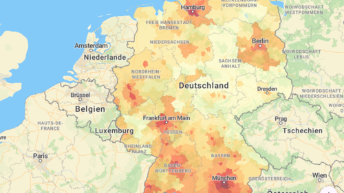 Wo in Deutschland das Leben wie viel kostet