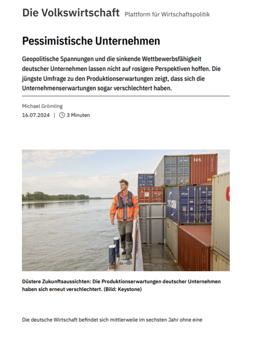Pessimistische Unternehmen
