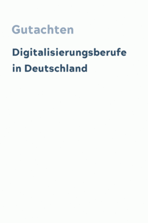 Digitalisierungsberufe in Deutschland