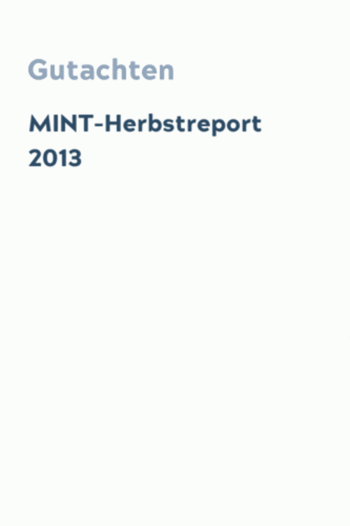 MINT-Herbstreport 2013